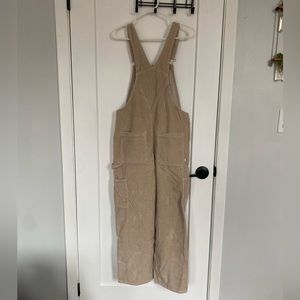 Artizia beige corduroy overalls